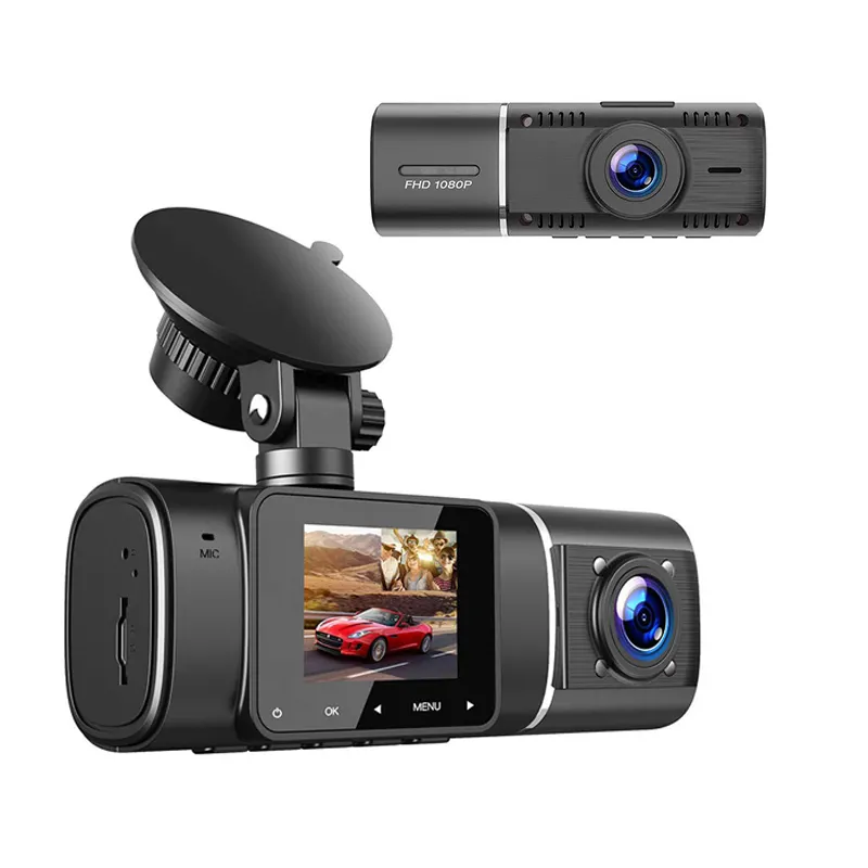 Vendita calda Dashcam full hd DVR Car Camera 1080p registratore di guida Monitor di parcheggio anteriore e posteriore veicolo Car Black Box Dash Cam
