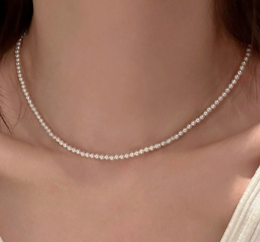 Collana di perle stile Swarovski