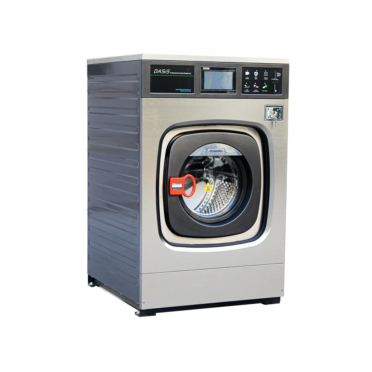 Equipamento de lavanderia comercial 20Kg lavadora de carga frontal pequena máquina de lavar roupa de alta taxa de desidratação para venda