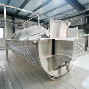 King-sized <strong>Spiral</strong> Pre-<strong>Chiller</strong> Chicken Slaughtering Machine in Poultry Processing Plant