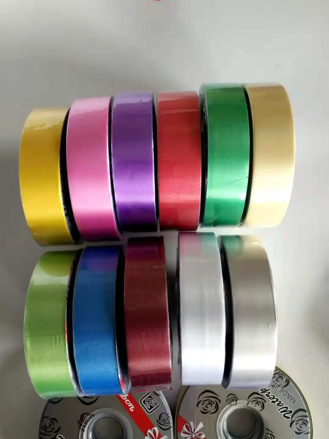 Wholesale 4.8cmx100y polypropylene PP ribbon curled tape