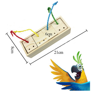 Thân thiện với môi của Chim Vẹt nhai Đồ chơi khối xây dựng đồ chơi câu đố cho thực phẩm tìm kiếm Vẹt - Product Image 2