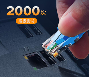 Cavo Ethernet CAT6A non schermato CAT6A OFC 10 Gigabit a banda larga Router collegamento del Computer finito cavo Jumper