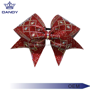 Amigo kızlar için Glitter Rhinestone tasarım amigo saç fiyonkları - Product Image 3