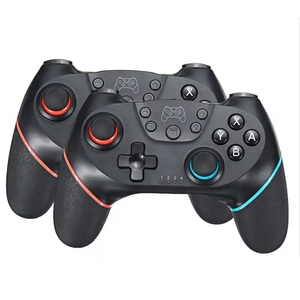 PS4 PC Nintendo Switch iOSビデオゲーム対応ワイヤレスBTゲームUSBジョイスティックコントローラー - Product Image 2