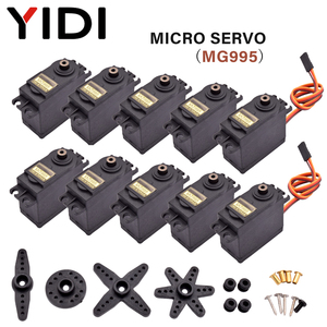 MG995 Metall getriebe 180 360-Grad-Miniatur-Servomotor mit hohem Drehmoment Hochgeschwindigkeits-Servomotor modul Fern gesteuertes Flugzeug modell - Product Image 2