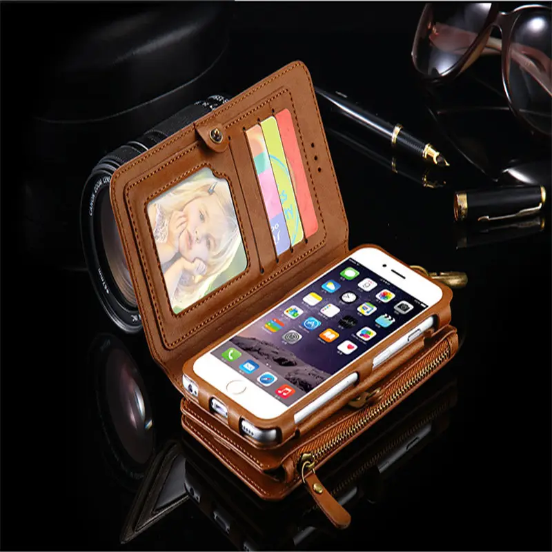 PU Leder Sublimation Telefon Brieftasche Fall mit Kartens teck platz 14Pro Flip Telefon halter für iPhone 14 Pro max