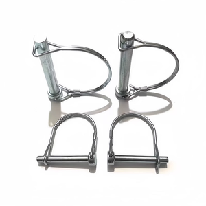 Móc an toàn hình chữ D với khóa lò xo khóa thép cố định để đính kèm an toàn - Product Image 1