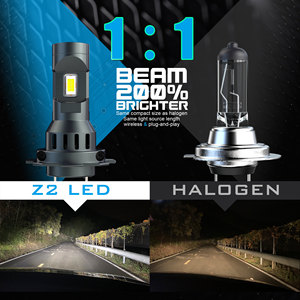 No-Plug tak ve çalıştır H4 hassas kesme hattı ile LED araba farlar yüksek parlaklık aydınlatma - Product Image 5