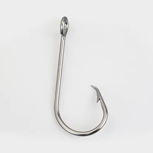 Đầu bên phải 39977 EZ baiter móc thép không gỉ vòng tròn biển câu cá móc limerick và vòng tròn móc sống mồi dài Shank trông - Product Image 4