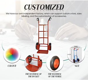 <span class=keywords><strong>HT2025</strong></span> Chariot de montée d'escalier manuel compact Design pliable peu encombrant Parfait pour le travail de service de livraison - Product Image 4