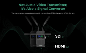 ACCSOON CineView 2 1500ft Range 1080P Wireless <strong>Video</strong> Transmission System SDI <strong>Input</strong>/<strong>Output</strong> <strong>Video</strong> Audio <strong>Video</strong> Accessories - Product Image 4