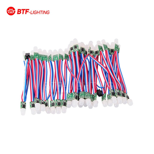 Vendita calda DC5V DC12V 9mm WS2811 RGB Pixel led String IP30 Indoor Christmas Decoration Light Led Round Pixel Module - Product Image 2