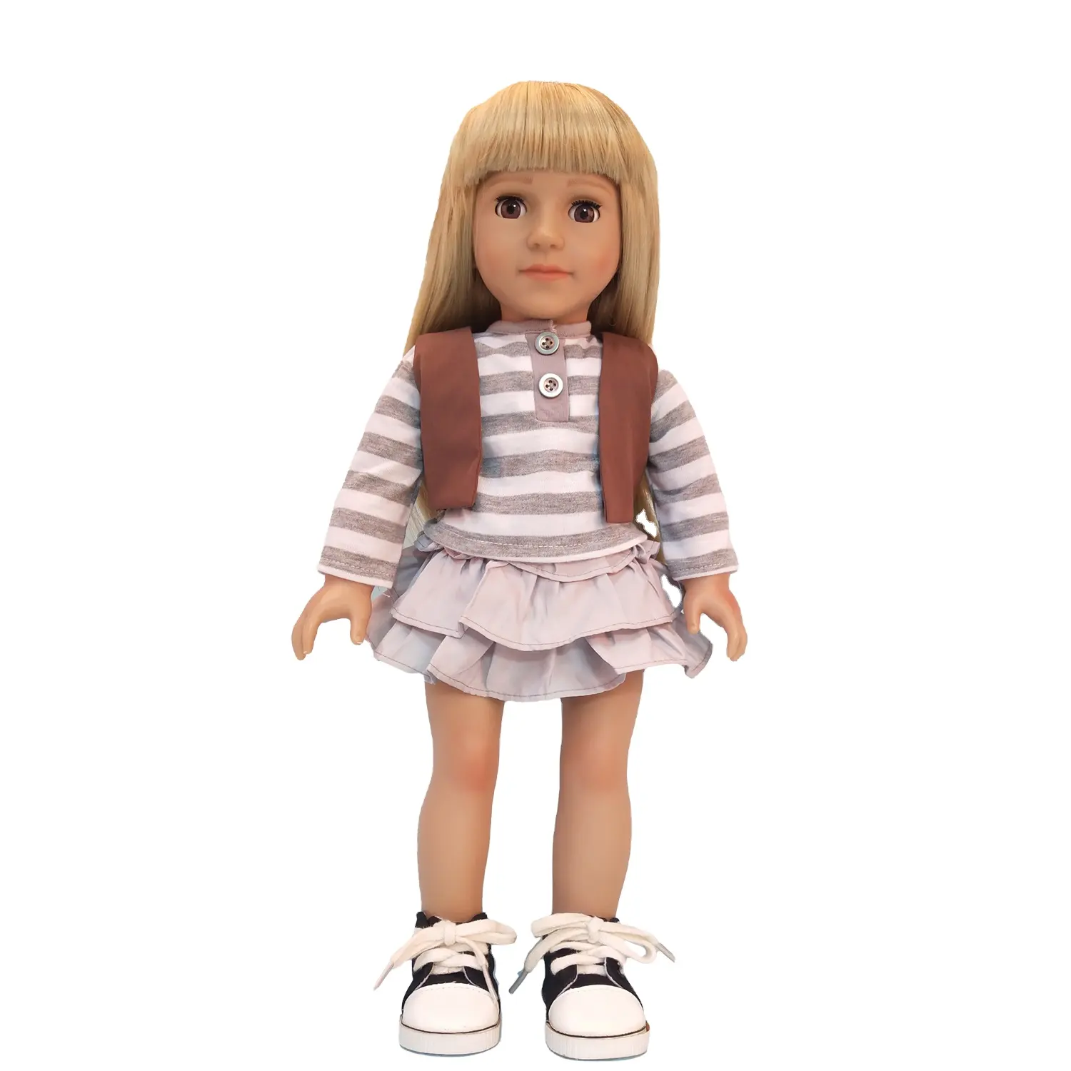 Piezas de muñeca con cuerpo para chica, regalo de promoción, oferta, 18 en moda americana