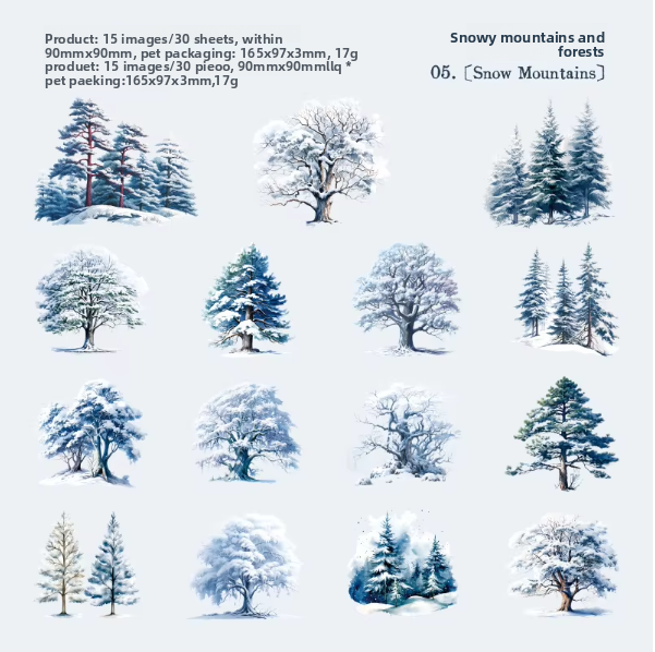 E Snowy Mountain Forest