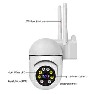 1080P Mini açık kablosuz WiFi PTZ kamera 360 derece küresel IP ev izleme 4G ağ NVR 2MP Alarm Lens kapalı - Product Image 4