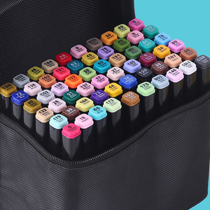 Dual Tip แอลกอฮอล์ Marker ปากกา80/120/168สีสแควร์/รูปสามเหลี่ยม Twin Marker ถาวร Art Sketch Drawing marker ปากกา - Product Image 5