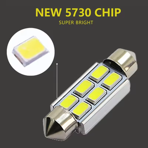 Festoon CANbus หลอดไฟ LED 31มม. 36มม. 39มม. 41มม. C5W LED ข้อผิดพลาด6 LED SMD ไฟอ่านหนังสือภายในรถ - Product Image 6