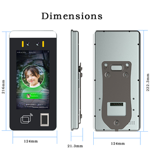 Dispositivo di controllo dell'accesso al riconoscimento facciale Bluetooth WiFi 4G supporto per Logo personalizzato con supporto per la presenza di impronte digitali Android - Product Image 3