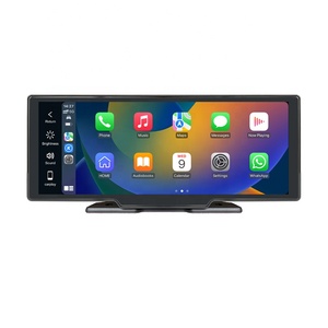 3 1 10.26インチIPSモニターカープレイキットポータブル自動車電子機器DVRダッシュカム付きApple Carplayスクリーン & Androidラジオ