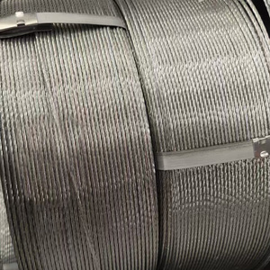 Kawat Baja Berlapis PVC 6x19 1x3 2mm 9.3mm Galvanis Celup Panas <span class=keywords><strong>Multi</strong></span> Low Relaxation 7.8mm 12.7mm Berlapis Seng 10mm - Product Image 4