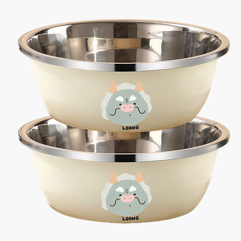 Deux signes du zodiaque dragon, 32 cm chacun