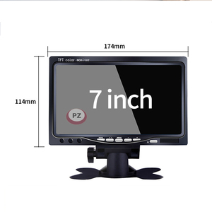 Tractor Lorry IR Rear View Reversing Camera and 7&quot; LCD Backup <strong>Monitor</strong> Kit 1080P 8 LED Night Vision HD Auto Parking <strong>Monitor</strong> - Product Image 2
