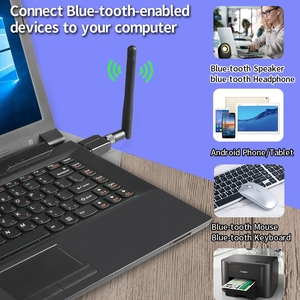 BT518長距離Bluetooth5.1アダプター (PC用) 高ゲイン100M (デスクトップラップトップマウス、キーボード、スピーカー、Windows用) - Product Image 4