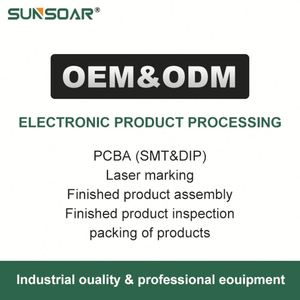 高频印刷电路板温度控制板电子工程电路布局OEM ODM绿色阻焊FR-4基材 - Product Image 5