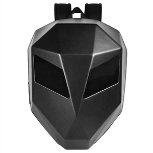 New Design LED Backpack Cool Mask Eyes Hard <strong>Shell</strong> Waterproof Smart Back Pack App Control <strong>Programable</strong> LED Knight Backpack - Product Image 1