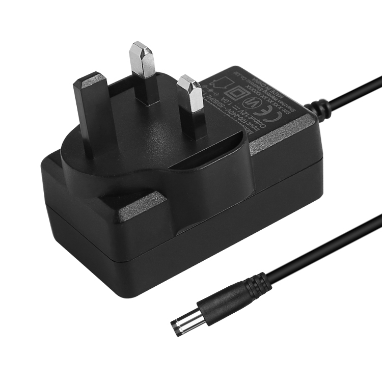 Black UK plug