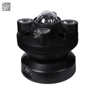 Muster Farbige magische Kugel-Bewegungskopf-Lichter 4 Gobo DMX-Steuerung 70 W <span class=keywords><strong>LED</strong></span> Bewegungskopf Bühnenlicht professionelles Licht für DJ Club