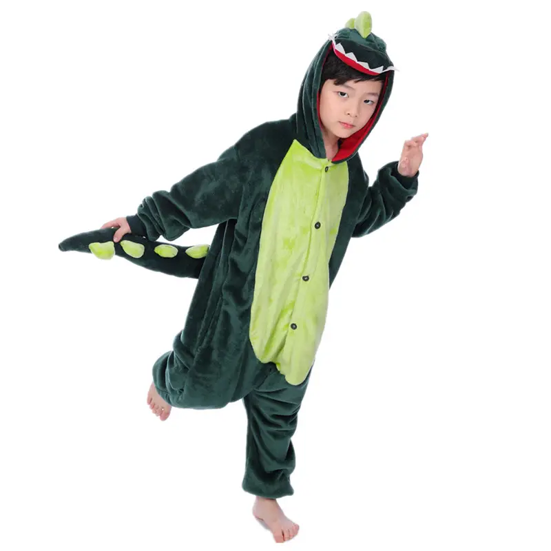 Mono de diseño de dinosaurio para niños, disfraz de dinosaurio realista para halloween