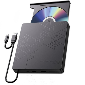 Portable Player USB 3.0 <strong>CD</strong> Rw Writer with SD/TF Card Reader and HUB for <strong>PC</strong> Desktop Laptop Linux External Optical Drive <strong>Rom</strong> Dvd - Product Image 6