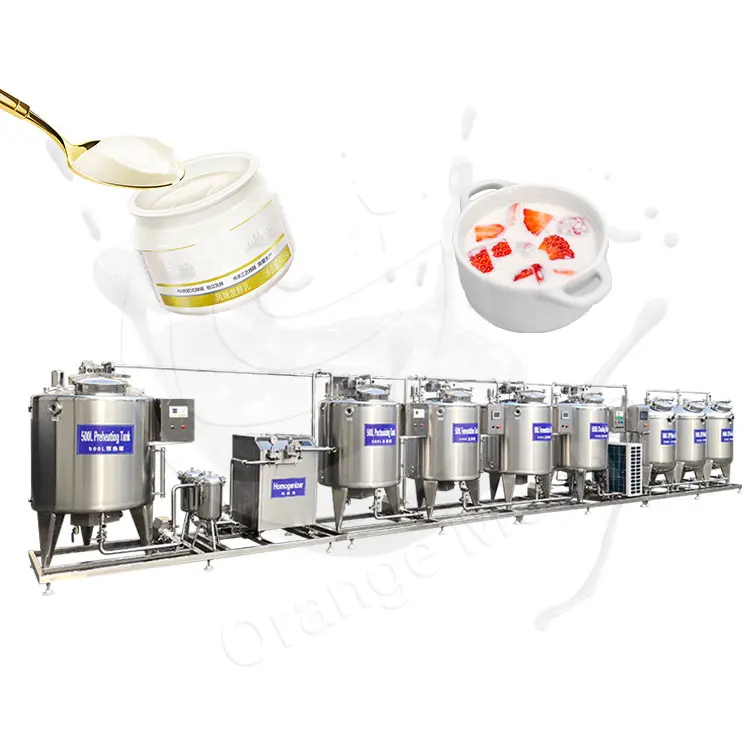 Máquina e equipamento do iogurte fermentado do produto lácteo coalhado comercial ORME para a indústria leiteira