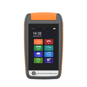Mini OTDR CJ-350 Fiber optik reflektometri 1310/1550nm SC <span class=keywords><strong>APC</strong></span>/UPC bağlayıcı dokunmatik ekran Fiber test cihazı OPM VFL LS olay haritası