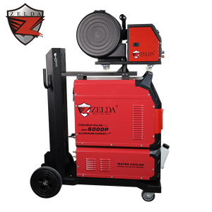Doppia macchina MIG/MAG di impulso della saldatura 3 funzioni in 1 con il programma da immagazzinare MIG-500DP 380V con il sistema raffreddato ad acqua