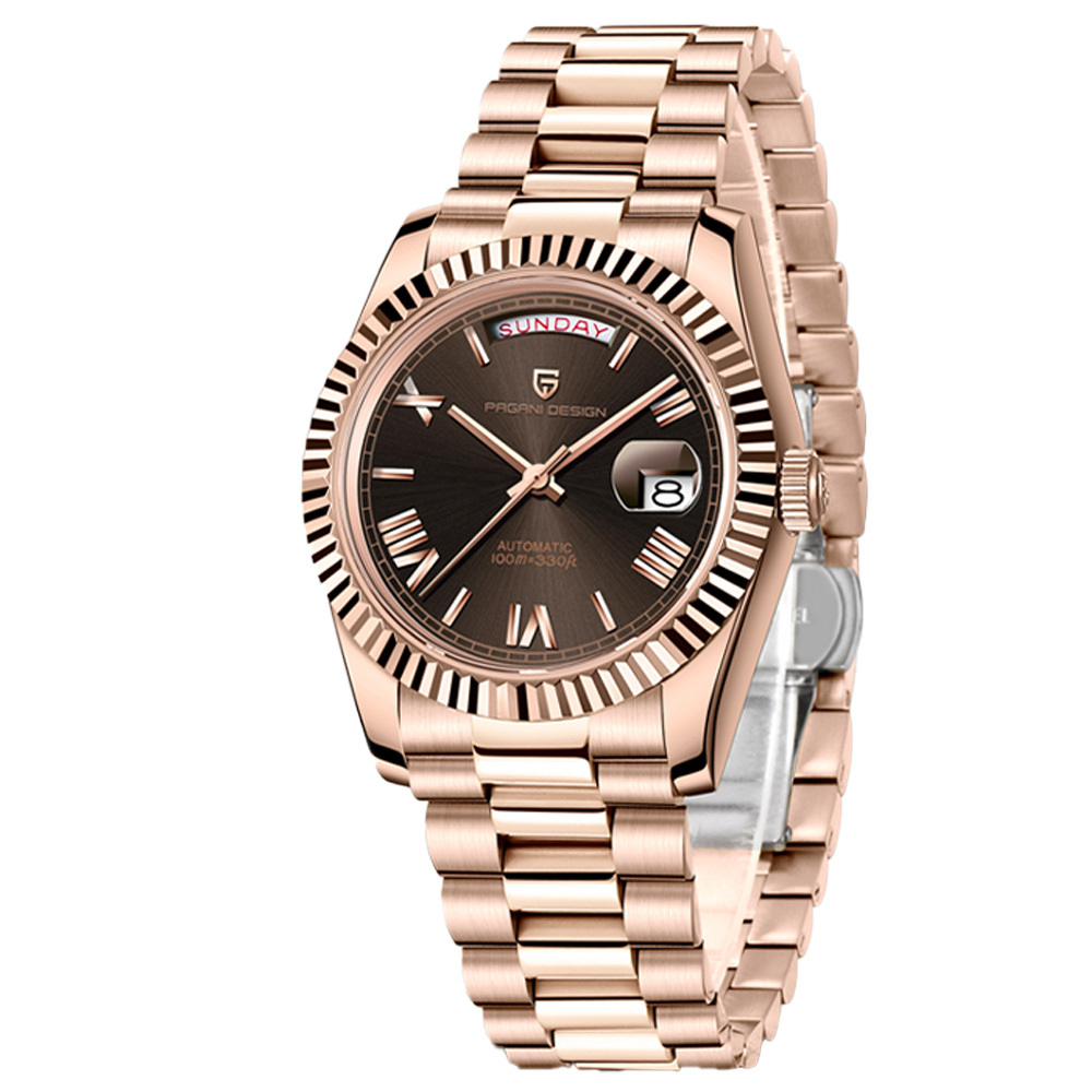 Rose gold black