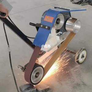 New Upgraded Multifunctional Hand Push Thousand Blade Wheel Belt Sander <strong>CNC</strong> Core Motor <strong>Gear</strong> PLC Weld Grinding Knife <strong>Grinder</strong>