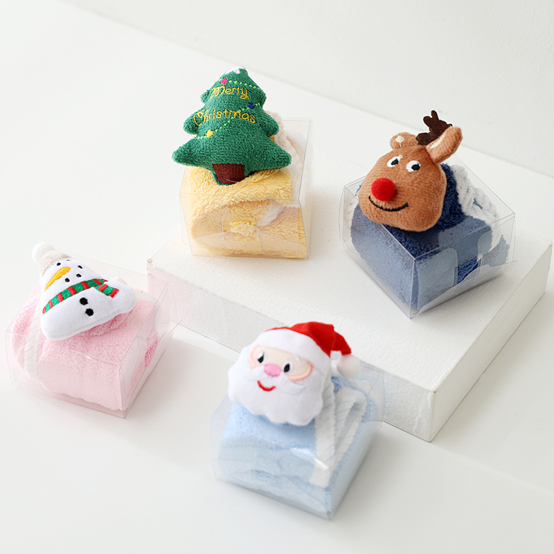 Boîte de Noël en PVC de couleurs mélangées