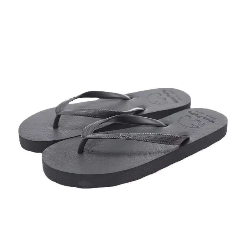 2024 nuevo diseño verano Chanclas de goma zapatillas logotipo personalizado estilo playa chanclas unisex