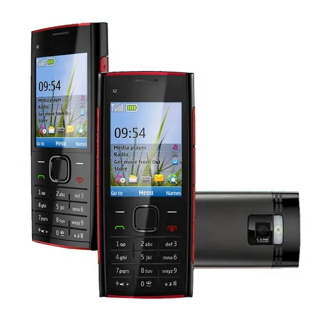 Miễn Phí Vận Chuyển Cho X2-00 Nokia Thanh Điện Thoại Di Động Giá Rẻ Đã Mở Khóa Chính Hãng Bán Chạy Điện Thoại Di Động GSM Điện Thoại Cầm Tay Cổ Điển Qua Bưu Điện