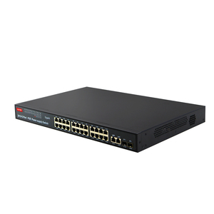 Conmutador POE de red Gigabit de 24 puertos con 2 enlaces ascendentes 2 SFP 10/100/1000Mbps IEEE 802,3 AF/at Power Over Ethernet Sistema de cámara IP - Product Image 3