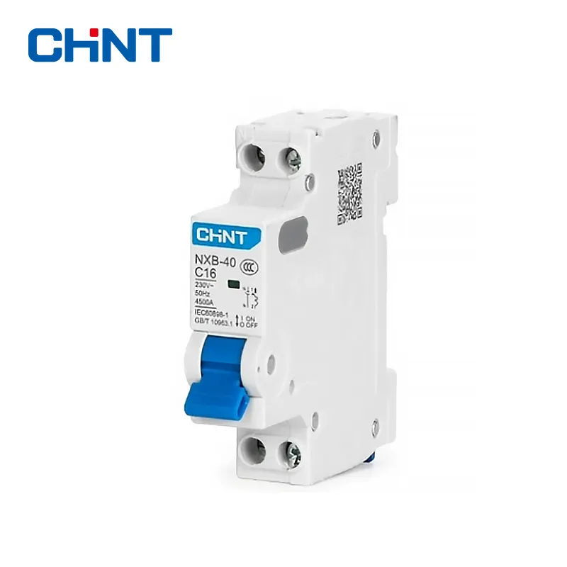 Chint mini disjuntor caixa NXB-40 50hz 240v 40a, sobrecarga de curto circuito proteções