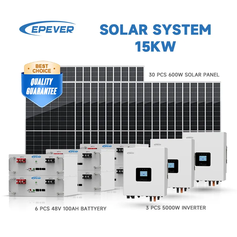5KW 10KW 15KW 20kW năng lượng mặt trời bảng điều chỉnh Kit với pin và biến tần năng lượng mặt trời Máy phát điện đặt năng lượng mặt trời hệ thống lưới điện cho toàn bộ ngôi nhà