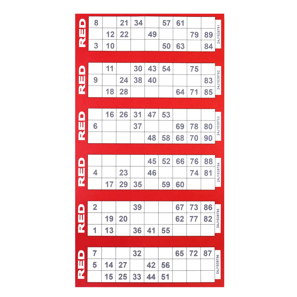 2024 Professional Bingo Ticket Proveedor de alta calidad Proporciona un juego interesante, impresión de alta definición