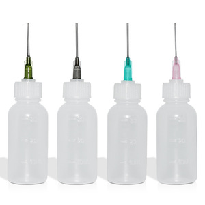 30ml keo Applicator chai PE có thể ép chai nhỏ giọt với cùn kim tip cho sơn sự làm thành ống thủ công và dầu - Product Image 6