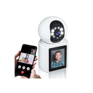 New Smart WIFI Camera with 2.4 Inch IPS Screen FHD 1080P Two-way Talk Wireless PTZ Video Calling for Indoor <strong>Use</strong> CMOS <strong>Sensor</strong> - Product Image 1