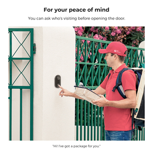 Sistema de timbre de intercomunicador de Audio dúplex completo inalámbrico impermeable con 8 timbre de timbre rango de 1200 pies para negocios en el hogar ancianos - Product Image 2