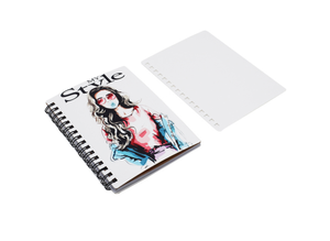 Xách tay A6 thăng hoa xoắn ốc Tạp Chí trống bìa cứng DIY Da và bìa giấy máy tính xách tay với 5 màu sắc bên trong cho giáo dục - Product Image 6